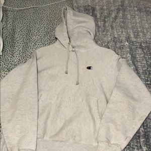 Silver Gray Champion Hoodie